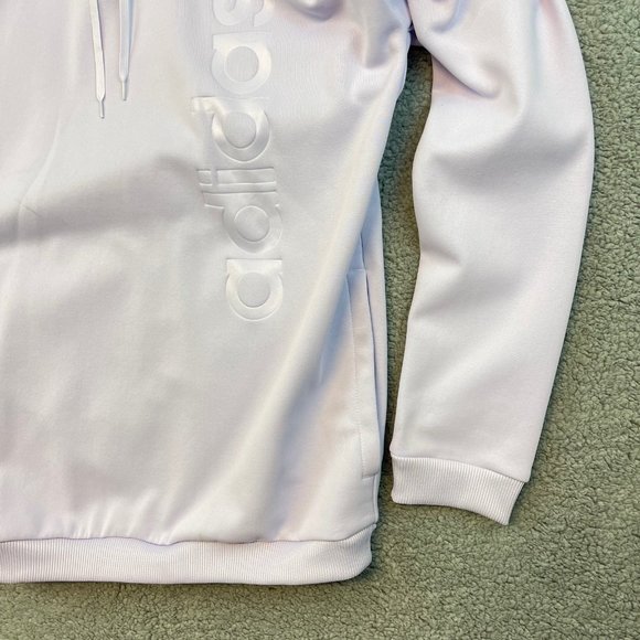 Adidas Gear Up Hoodie Women’s size Small Lavender Purple Pullover Sweater Jacket - Picture 2 of 12